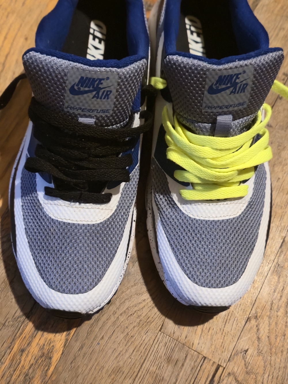 Nike ID Nike Air Max 90 Hyperfuse With Lunarlon Speckle Paint Outsoles